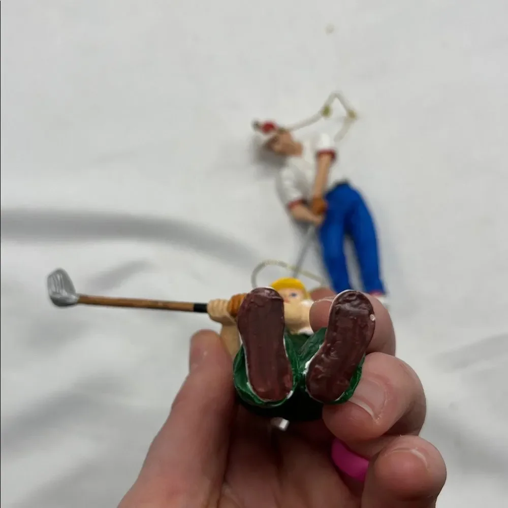 Two Golfers Christmas Silvestri Ornaments